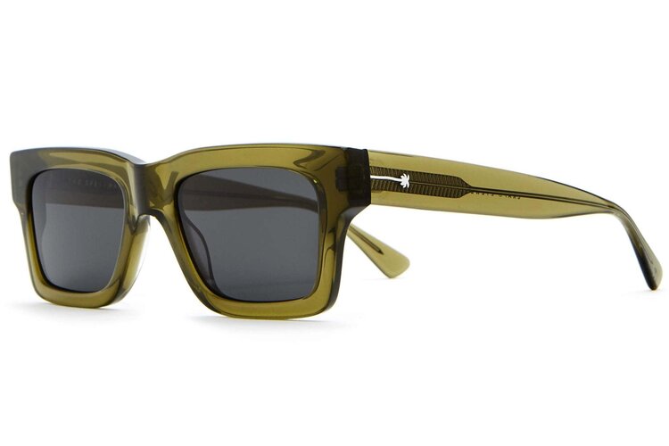 CRAP EYEWEAR CRAP EYEWEAR The Speedway Crystal Seaweed Bio / Polarized Grey