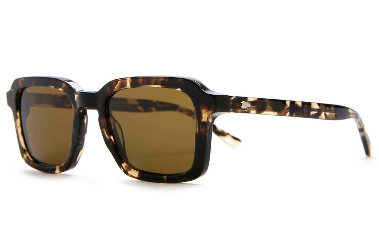 CRAP EYEWEAR CRAP EYEWEAR The Heavy Tropix Desert Tortoise Bio / Polarized Grapeseed
