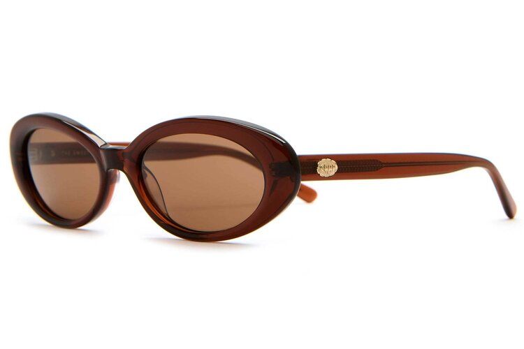 CRAP EYEWEAR CRAP EYEWEAR The Sweet Leaf Crystal Root Beer Bio / Sandstone Cr-39