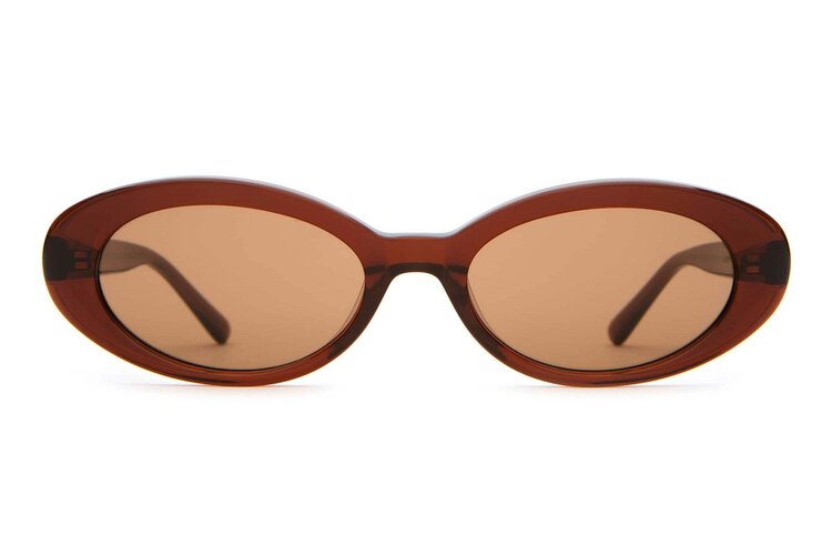 CRAP EYEWEAR CRAP EYEWEAR The Sweet Leaf Crystal Root Beer Bio / Sandstone Cr-39