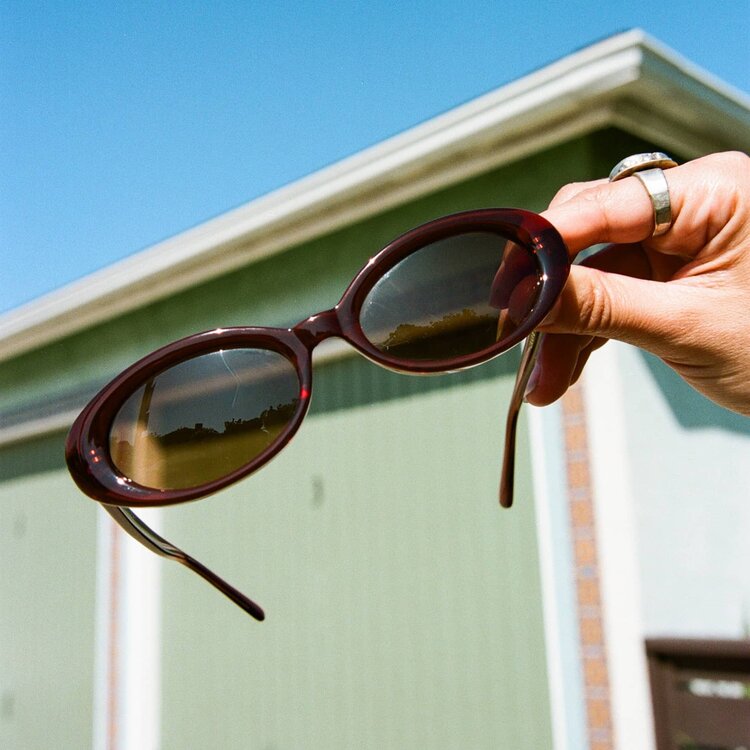 CRAP EYEWEAR CRAP EYEWEAR The Sweet Leaf Crystal Root Beer Bio / Sandstone Cr-39