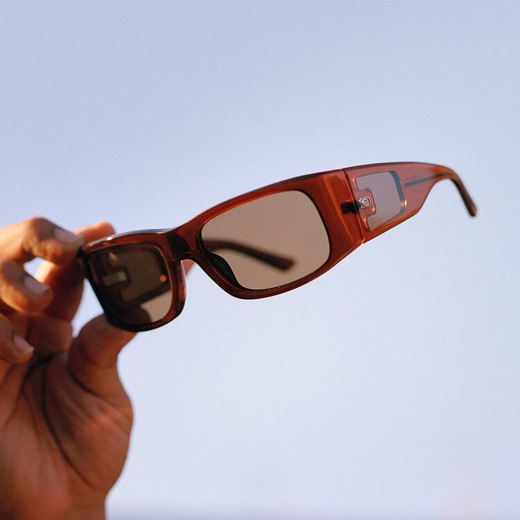 CRAP EYEWEAR CRAP EYEWEAR The Kush Cowboy Crystal Root Beer Bio / Sandstone Cr-39 [Os]