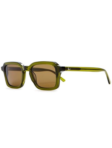 CRAP EYEWEAR CRAP EYEWEAR The Heavy Tropix Crystal Olive Bio / Polarized Bronze