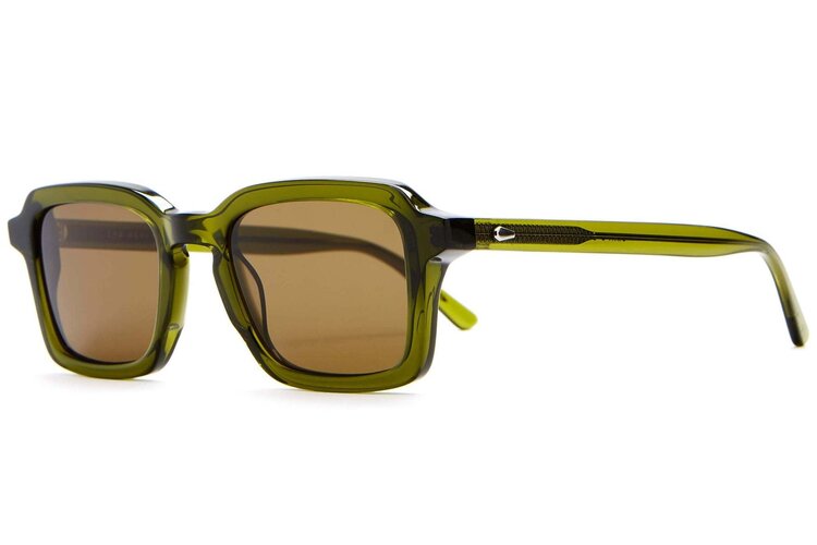 CRAP EYEWEAR CRAP EYEWEAR The Heavy Tropix Crystal Olive Bio / Polarized Bronze
