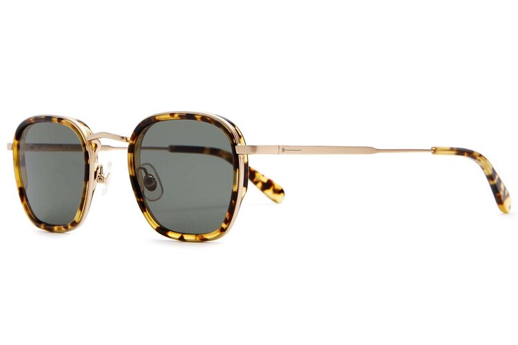 CRAP EYEWEAR CRAP EYEWEAR The Groove Pilot Tokyo Tortoise Brushed Gold / Vintage Green