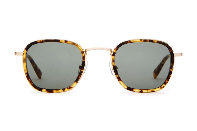 CRAP EYEWEAR CRAP EYEWEAR The Groove Pilot Tokyo Tortoise Brushed Gold / Vintage Green