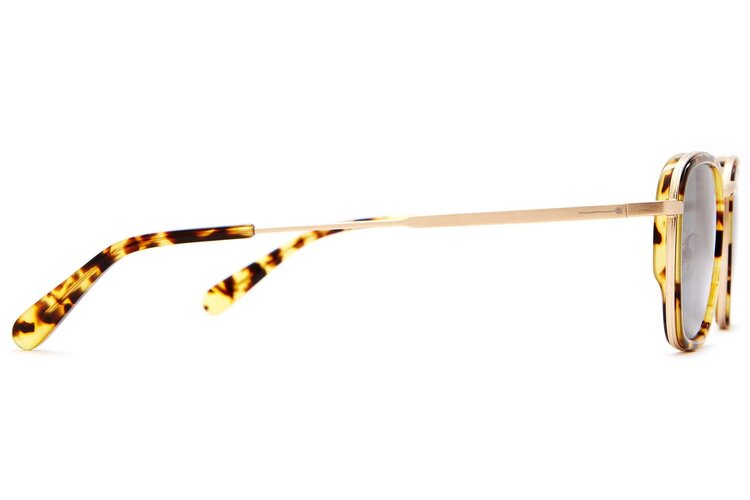CRAP EYEWEAR CRAP EYEWEAR The Groove Pilot Tokyo Tortoise Brushed Gold / Vintage Green