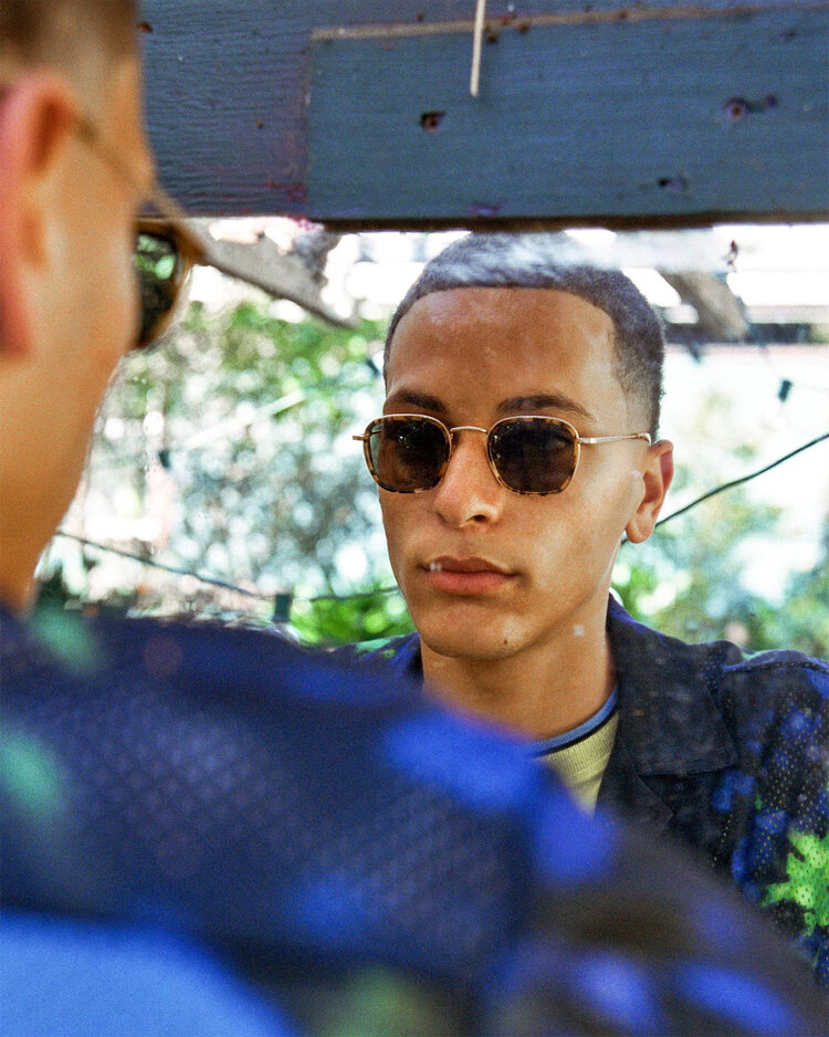 CRAP EYEWEAR CRAP EYEWEAR The Groove Pilot Tokyo Tortoise Brushed Gold / Vintage Green