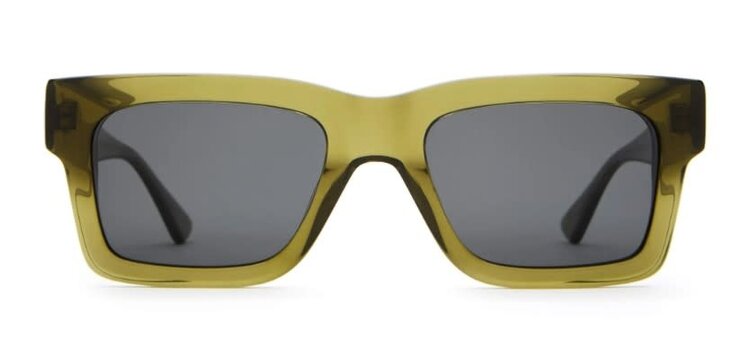CRAP EYEWEAR CRAP EYEWEAR The Speedway Crystal Seaweed Bio / Polarized Grey