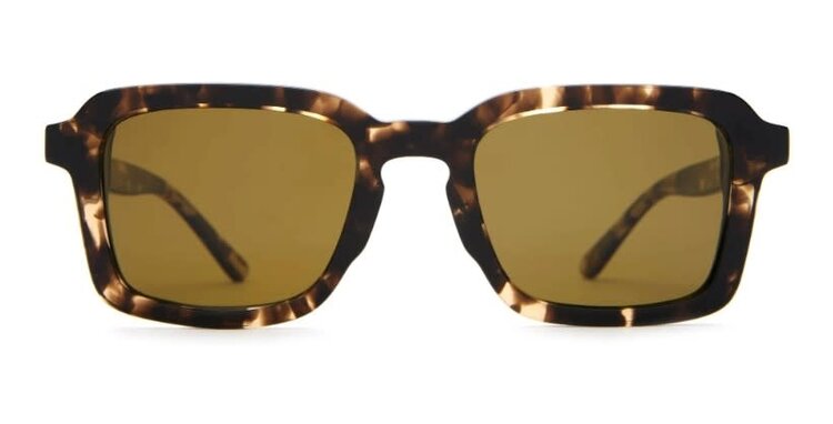 CRAP EYEWEAR CRAP EYEWEAR The Heavy Tropix Desert Tortoise Bio / Polarized Grapeseed