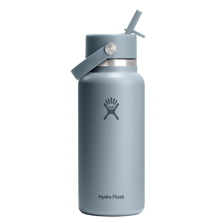 HYDRO FLASK HYDRO FLASK 32 Oz Wide Flex Straw Travel Bottle Shale Gray