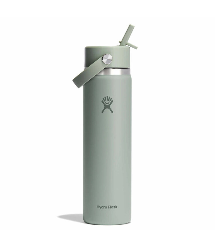 HYDRO FLASK HYDRO FLASK 24 Oz Wide Flex Straw Cap Shale Gray