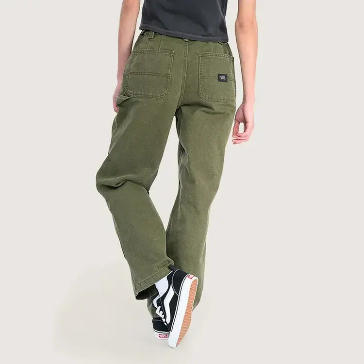 VANS VANS Emily Carpenter Pants Mossy Olive Green