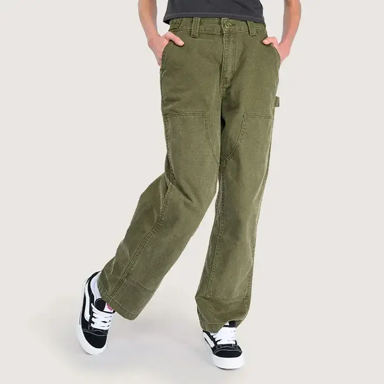 VANS VANS Emily Carpenter Pants Mossy Olive Green