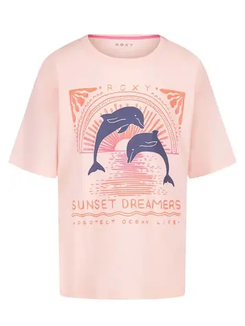 ROXY ROXY Little Girls' Ocean Life Tee Veiled Rose
