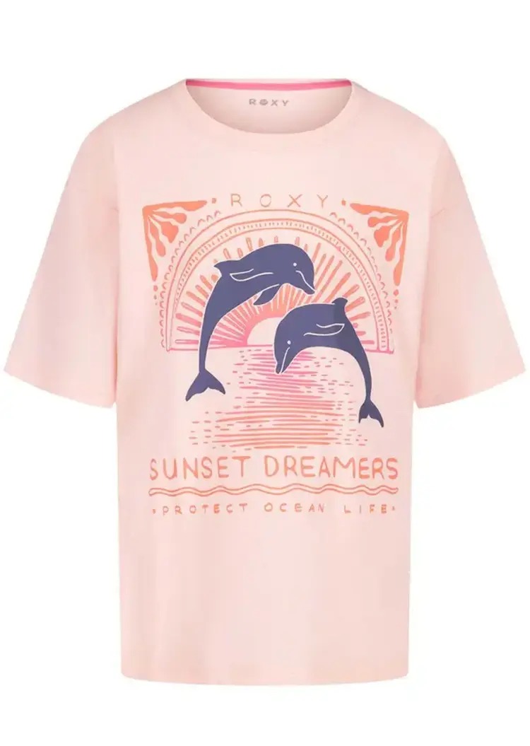ROXY ROXY Little Girls' Ocean Life Tee Veiled Rose