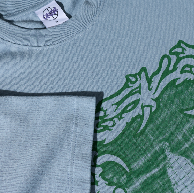 POLAR POLAR Passing Resemblance Tee Dove Blue