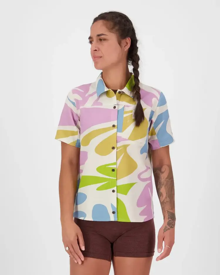 MONS ROYALE MONS ROYALE At Merino Short Sleeve Shirt Natures Odyssey
