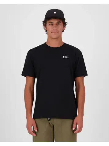 MONS ROYALE MONS ROYALE Icon Merino T Shirt Black