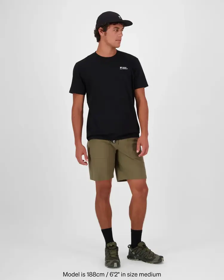 MONS ROYALE MONS ROYALE Icon Merino T Shirt Black