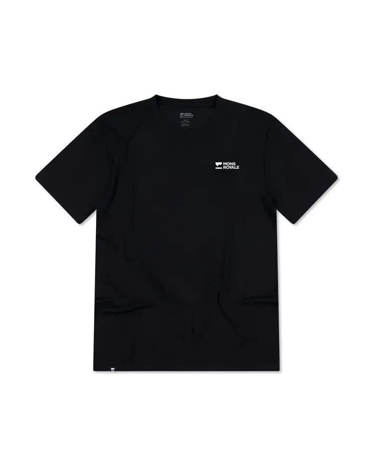MONS ROYALE MONS ROYALE Icon Merino T Shirt Black
