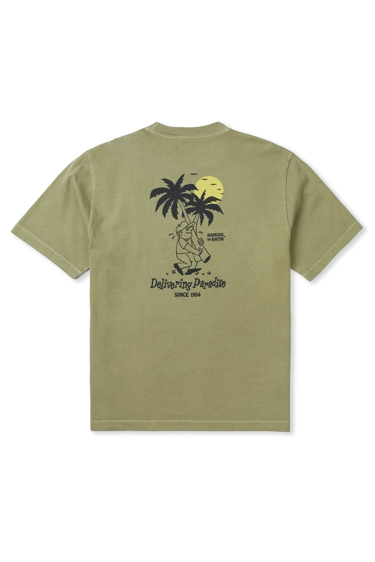 KATIN KATIN Delivery Box Fit Tee Covert Green