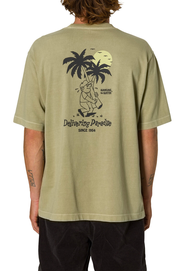 KATIN KATIN Delivery Box Fit Tee Covert Green