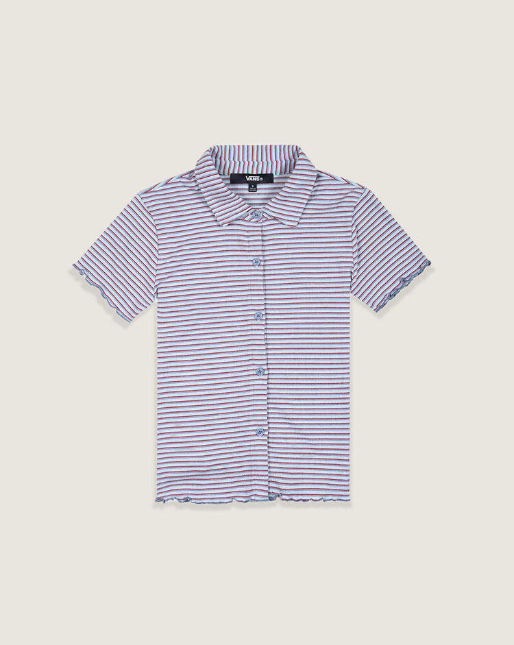 VANS VANS Maybelle Knit Shirt Dawn Mist Blue