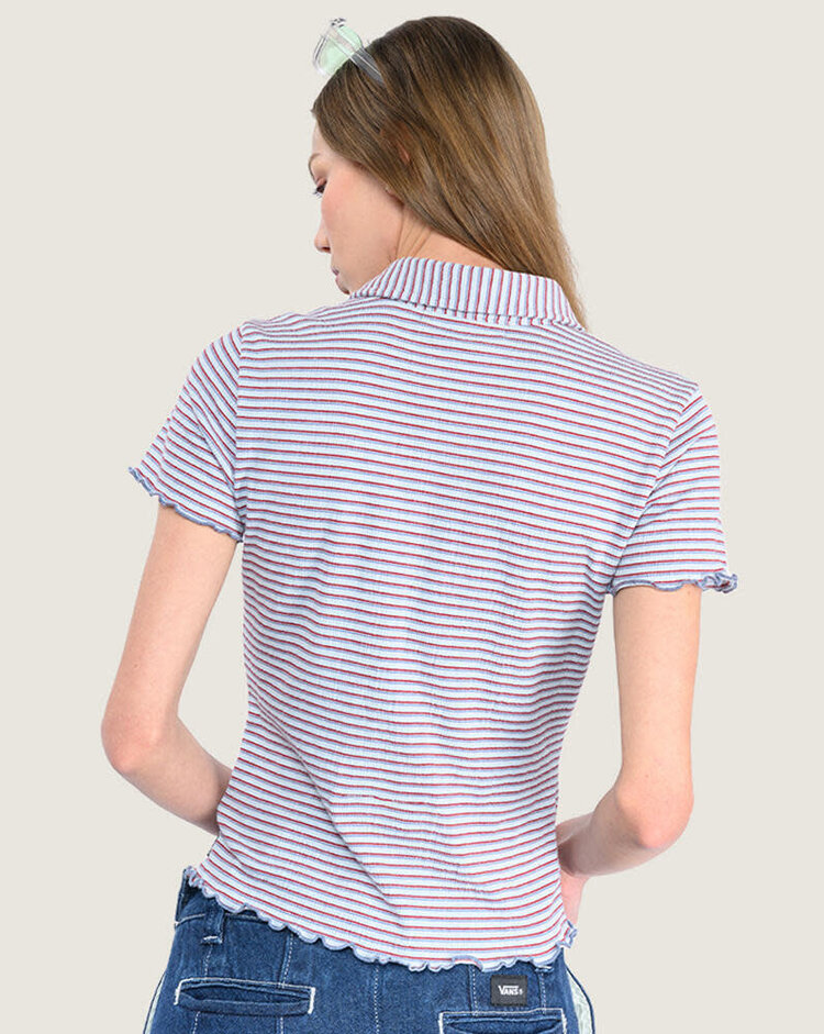 VANS VANS Maybelle Knit Shirt Dawn Mist Blue