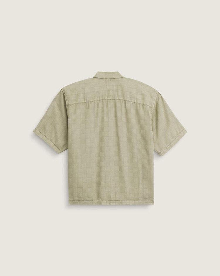 VANS VANS Van Doren Check Camp T-Shirt Soft Sage Green