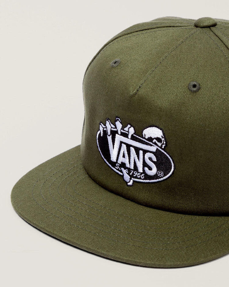 VANS VANS Show Off Snapback Hat Mossy Olive Green