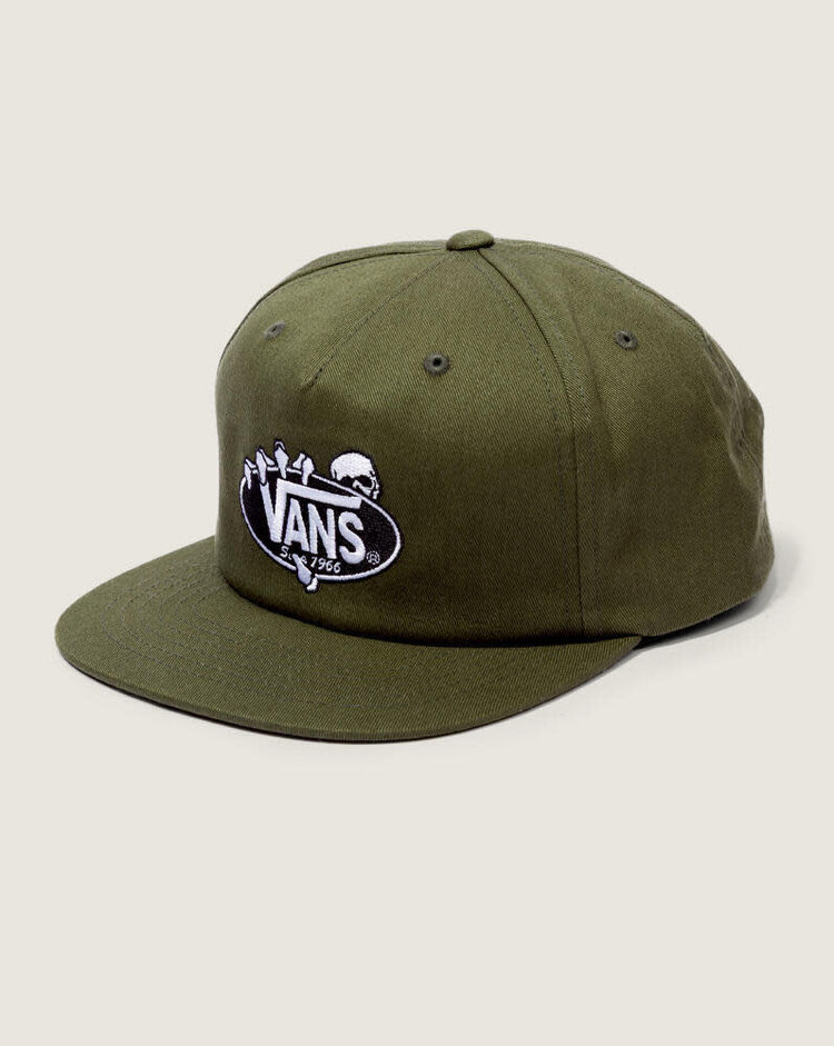 VANS VANS Show Off Snapback Hat Mossy Olive Green