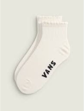 VANS VANS Scallop Quarter Crew Socks Egret White