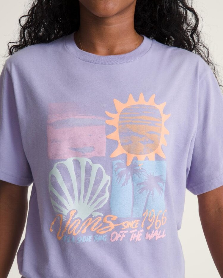 VANS VANS Kids Shore Thing T-Shirt Soft Orchid Purple