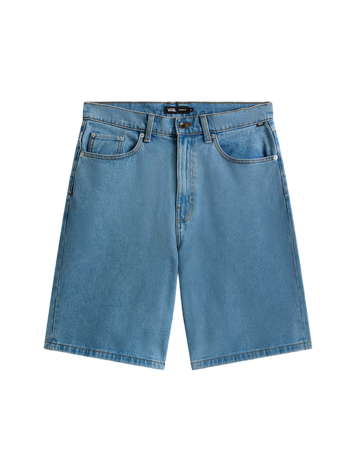 VANS VANS Kids Check-5 Baggy Denim Shorts Stonewash Blue Blue