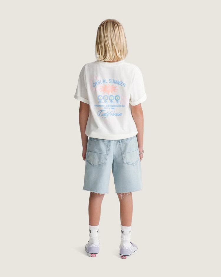 VANS VANS Kids Sirelle Cut-Off Jorts Light Stonewash Blue