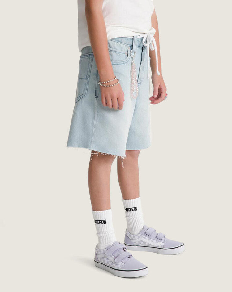 VANS VANS Kids Sirelle Cut-Off Jorts Light Stonewash Blue