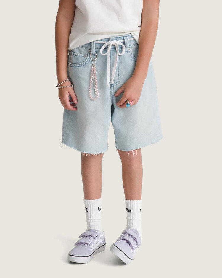 VANS VANS Kids Sirelle Cut-Off Jorts Light Stonewash Blue