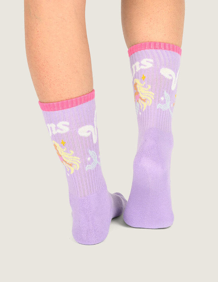 VANS VANS Kids Ticker Crew Socks Soft Orchid Purple