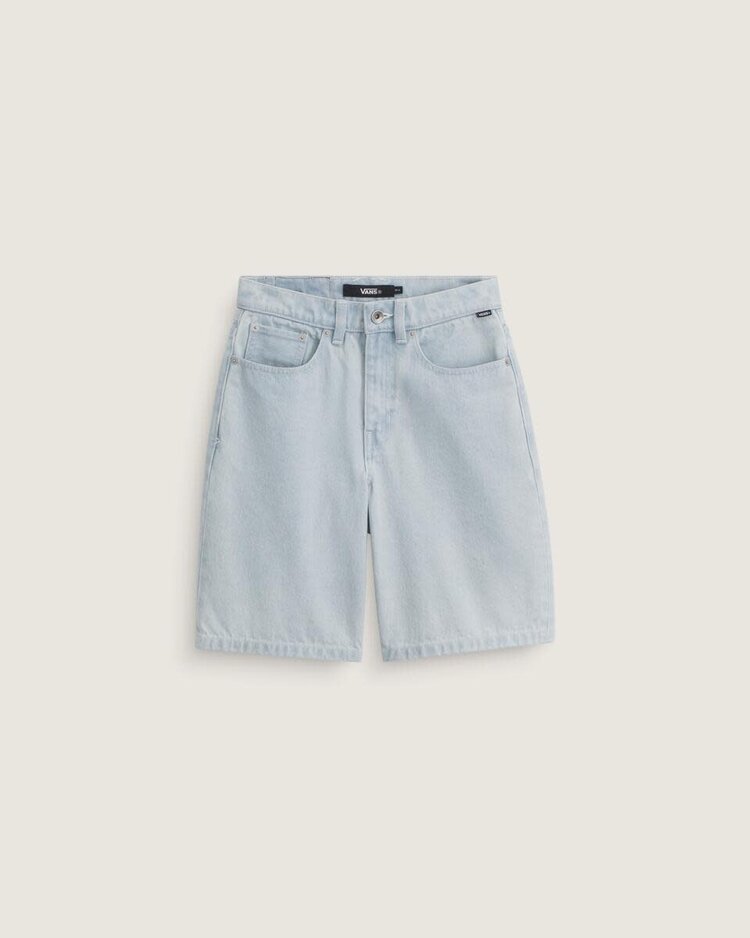 VANS VANS Kids Check-5 Baggy Denim Shorts Ice Blue