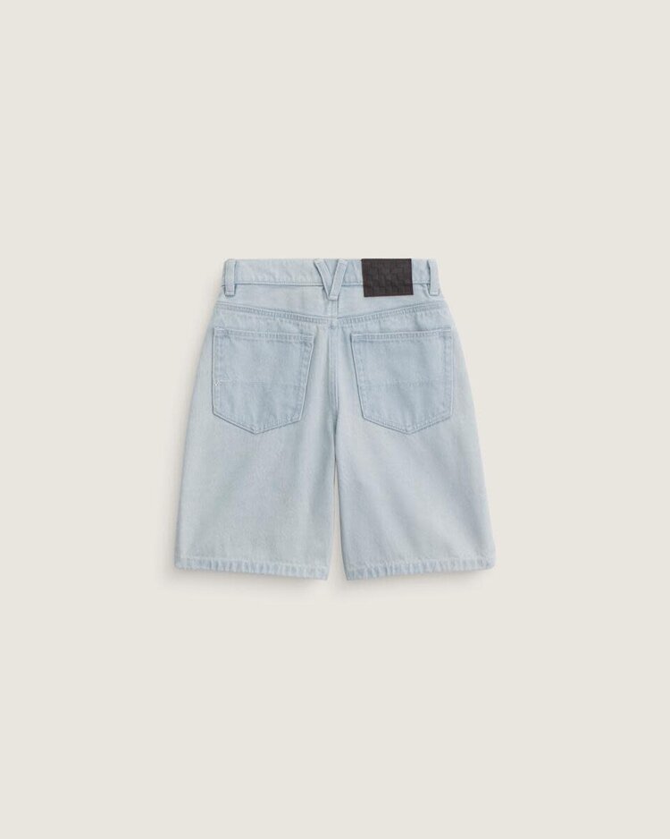 VANS VANS Kids Check-5 Baggy Denim Shorts Ice Blue