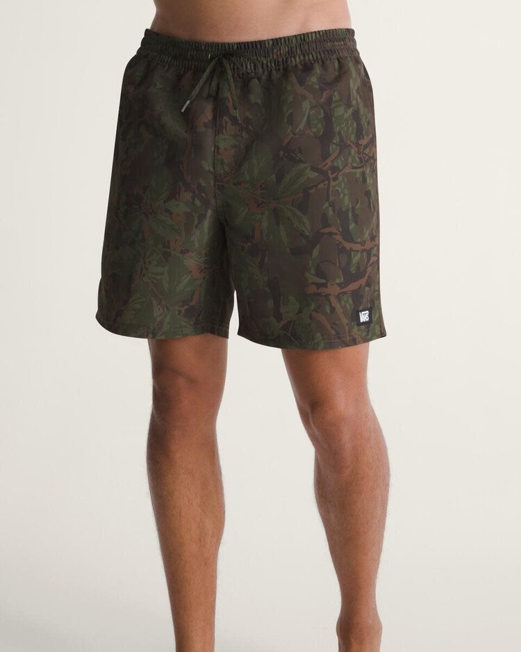 VANS VANS Primary II Elastic Printed Boardshorts Obsidian Fern Green