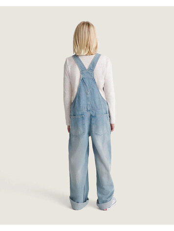 VANS VANS Kids Sirelle Denim Overalls Stonewash Blue