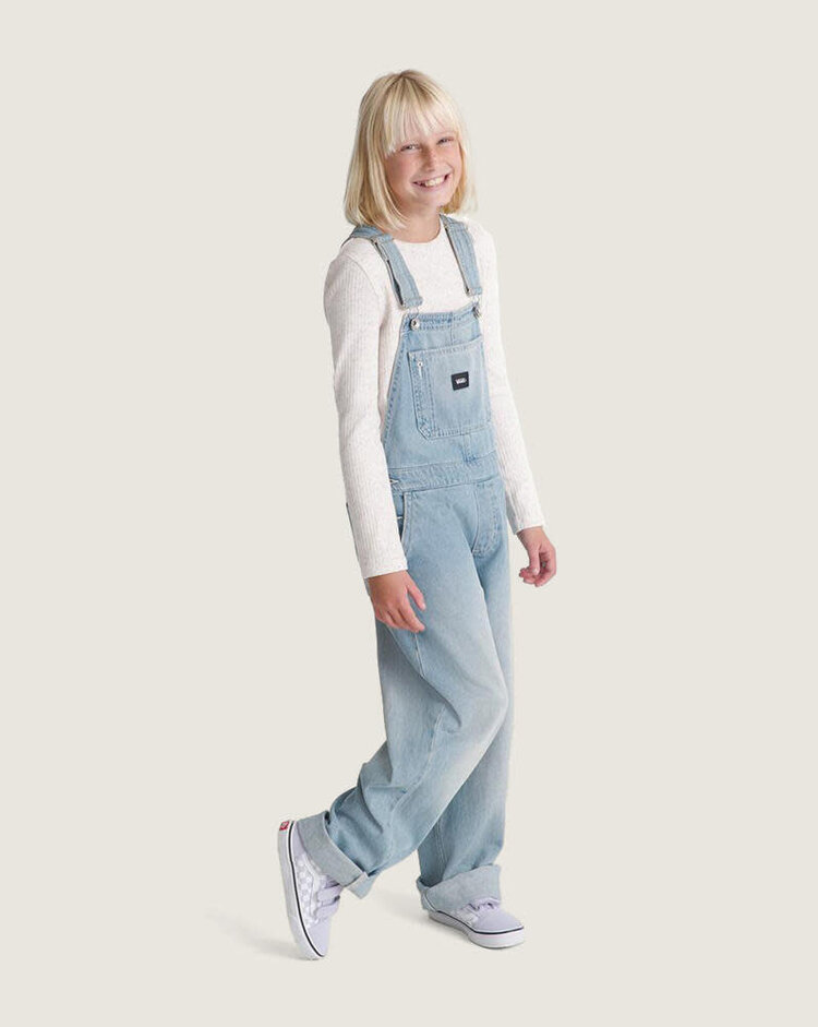 VANS VANS Kids Sirelle Denim Overalls Stonewash Blue