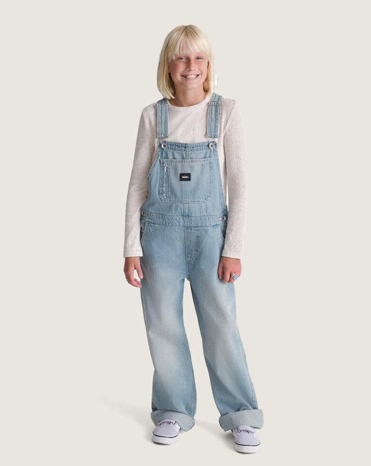 VANS VANS Kids Sirelle Denim Overalls Stonewash Blue