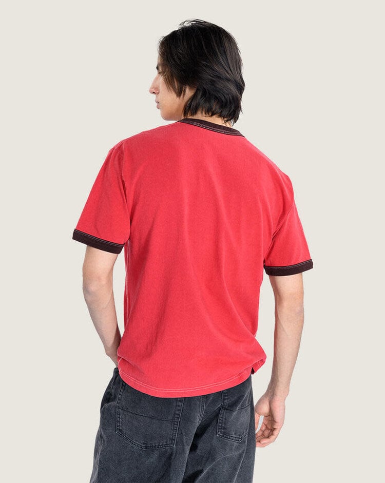 VANS VANS Flame Face T-Shirt Crimson Haze Red