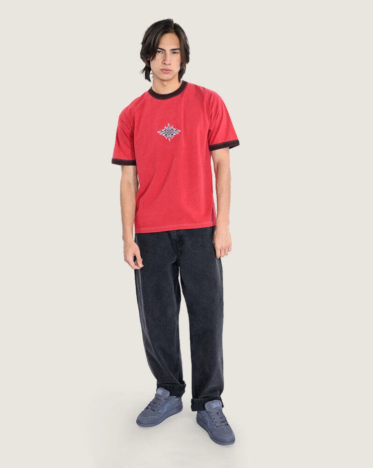 VANS VANS Flame Face T-Shirt Crimson Haze Red