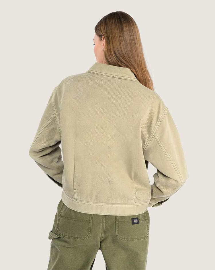 VANS VANS Womens Pomona Station Jacket Soft Sage Green