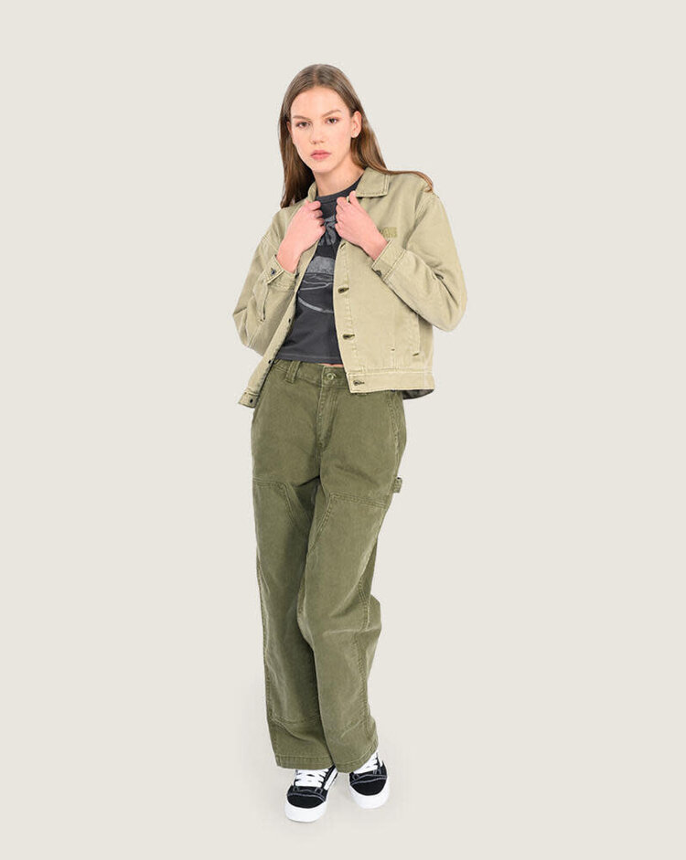 VANS VANS Womens Pomona Station Jacket Soft Sage Green