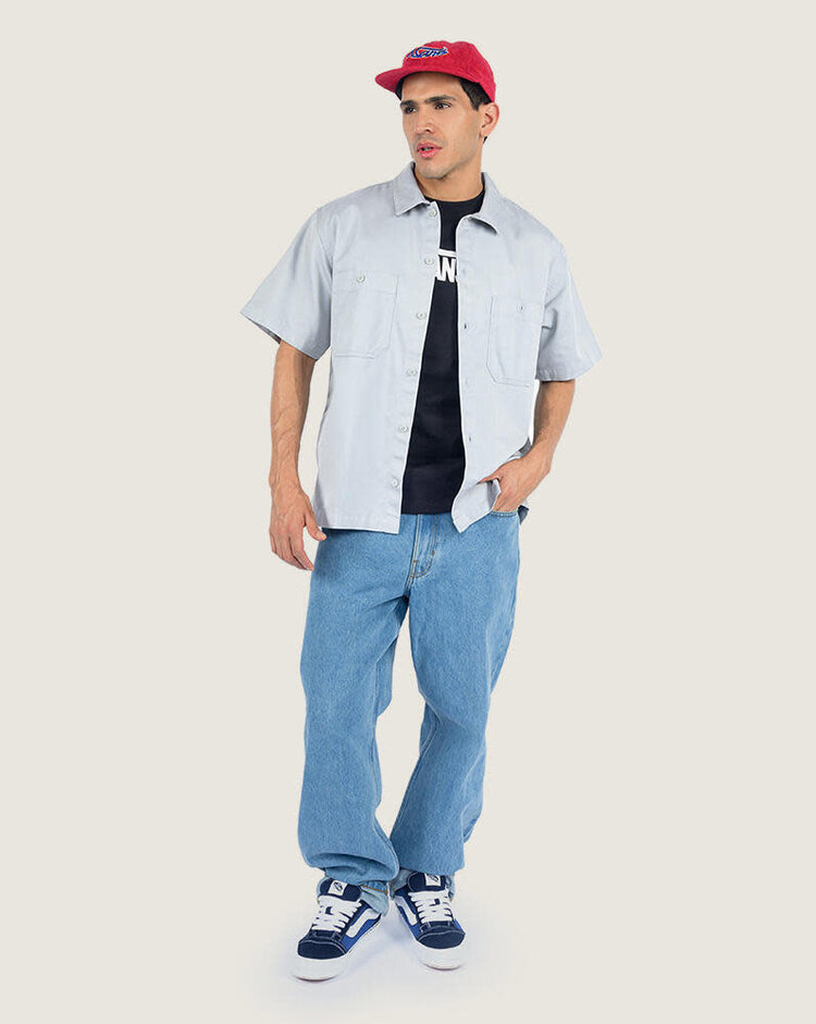 VANS VANS Premium Check-5 Loose Denim Pants Stonewash Blue